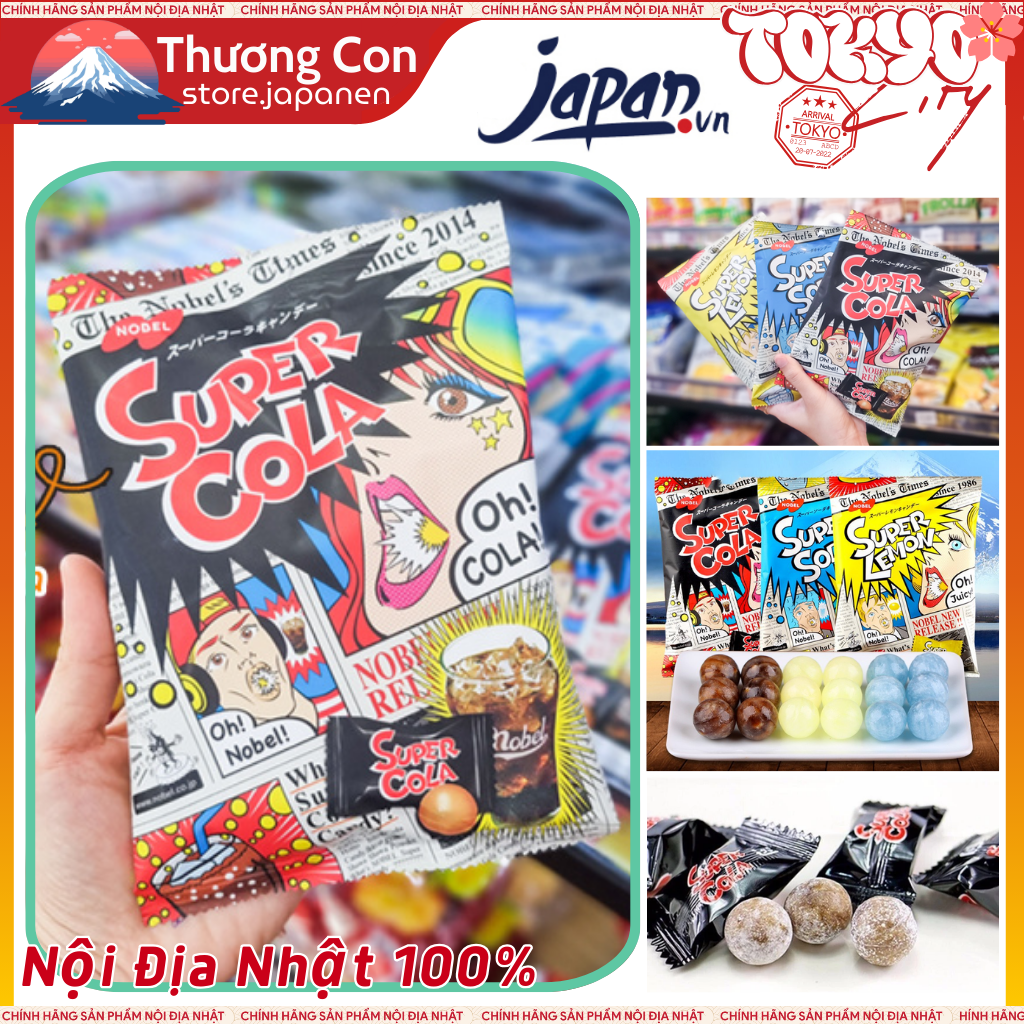 Kẹo siêu chua trái cây ribon gói 70gr - nội địa nhật bản