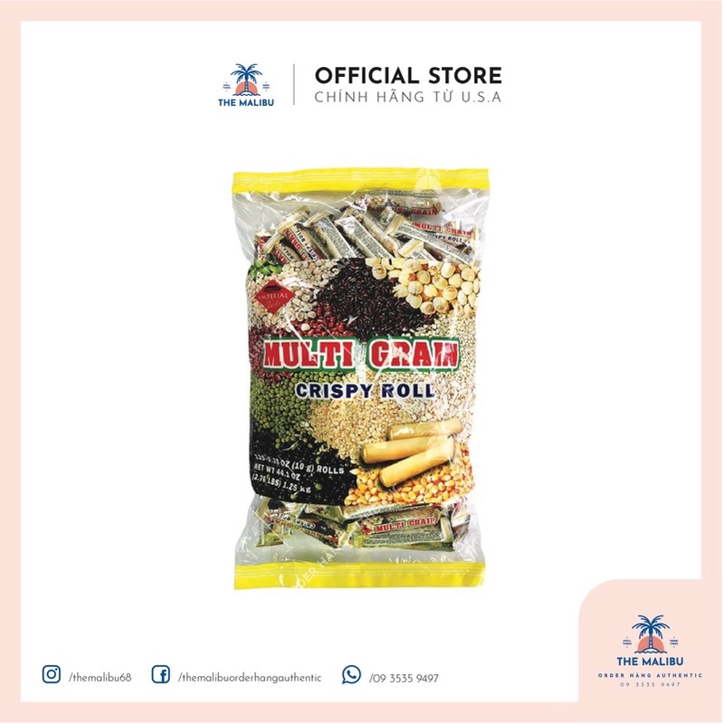 Bánh ngũ cốc multi grain crispy roll 1,25kg