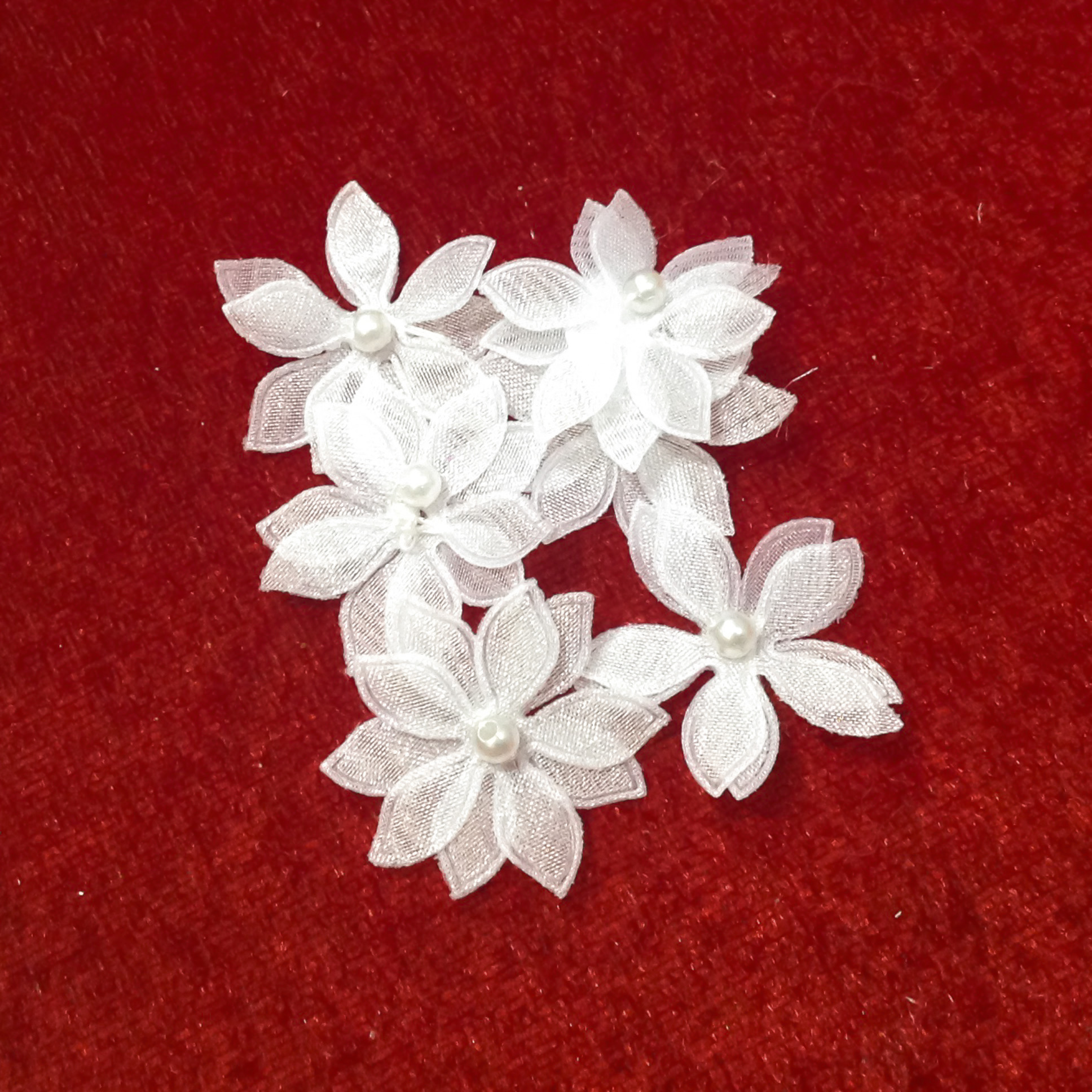 [SALE SỐC THÁNG 7] Hoa voan hoa mai bông voan bông mai đủ màu đính kết trang phục [GÓI 10 BÔNG] [PHỤ LIỆU MAY MẶC]