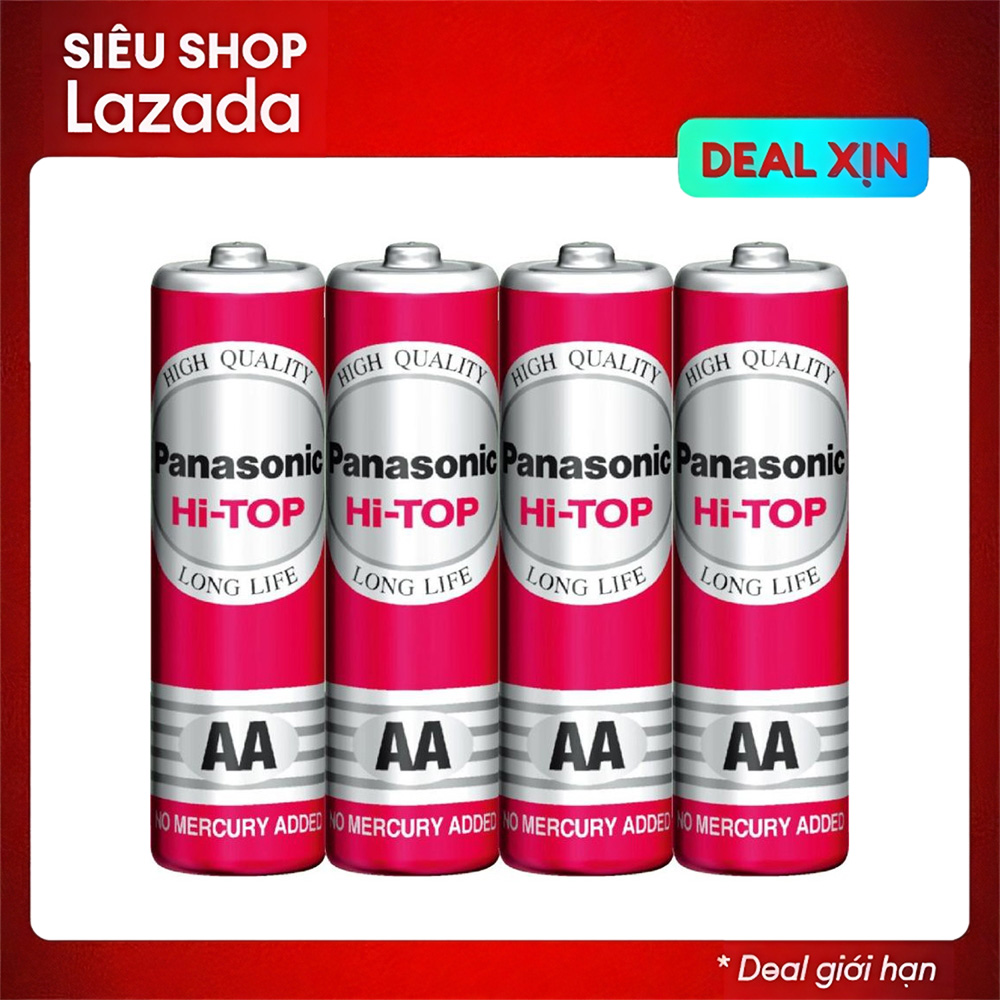 Bộ 8 pin aa panasonic r6dt high quality - pin tiểu, không chảy nước