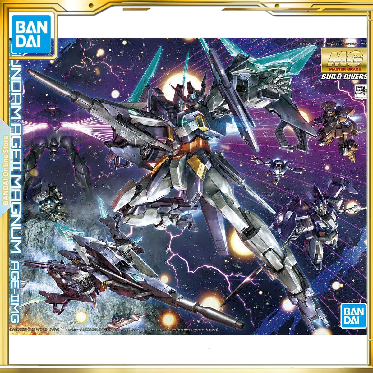 BANDAI Model MG 1 100 Magnum Gundam MAGNUM AGE 2 Magnum Transformable