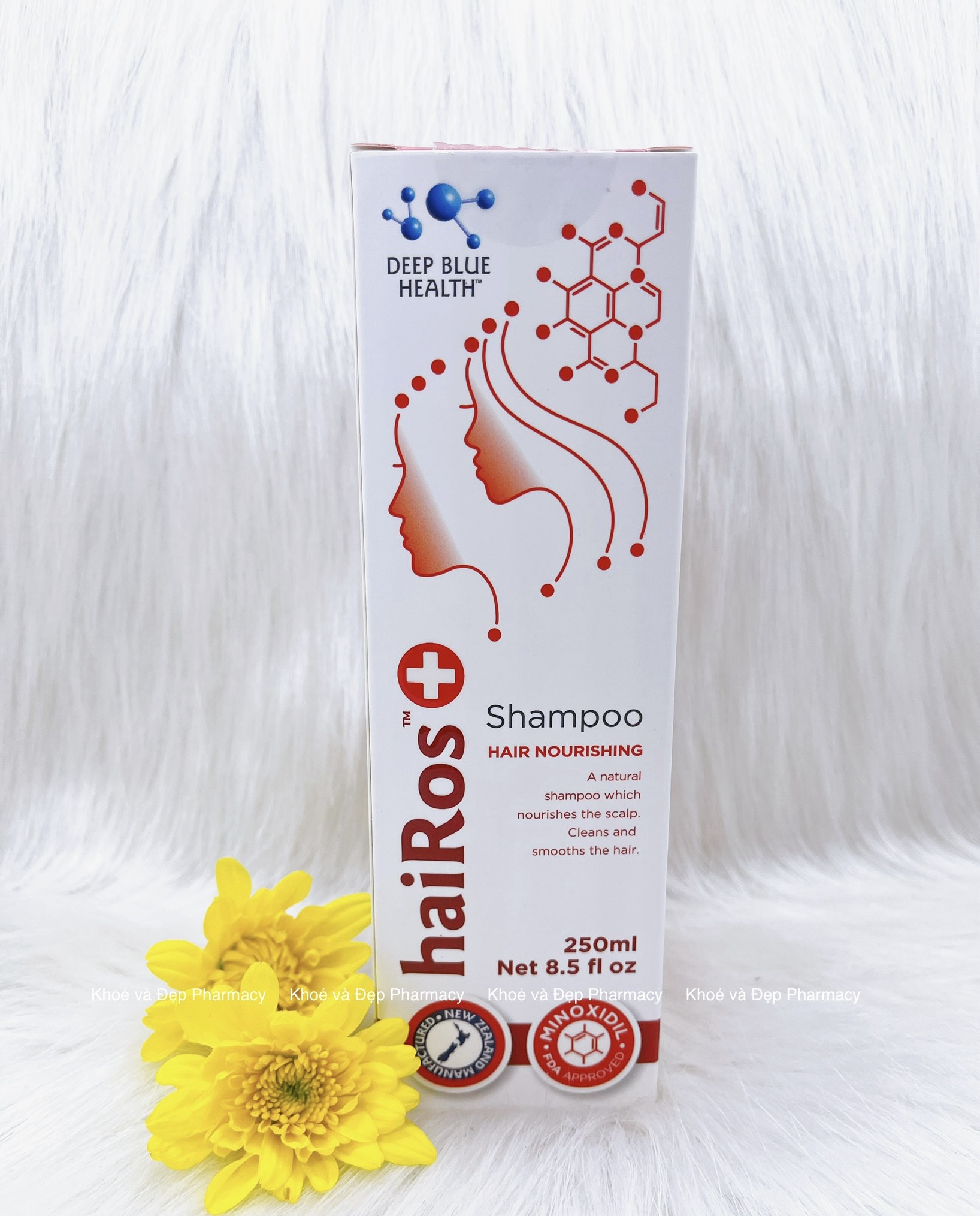 HAIROS SHAMPOO – Dầu gội hỗ trợ dành cho người rụng tóc, kích thích mọc tóc