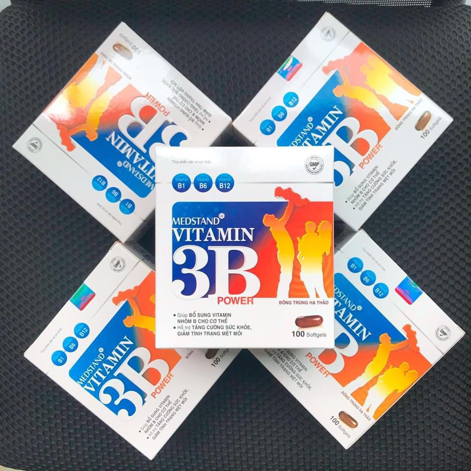 Vitamin 3B Medstand bổ sung vitamin B1 B6 B12 và đông trùng hạ thảo tăng