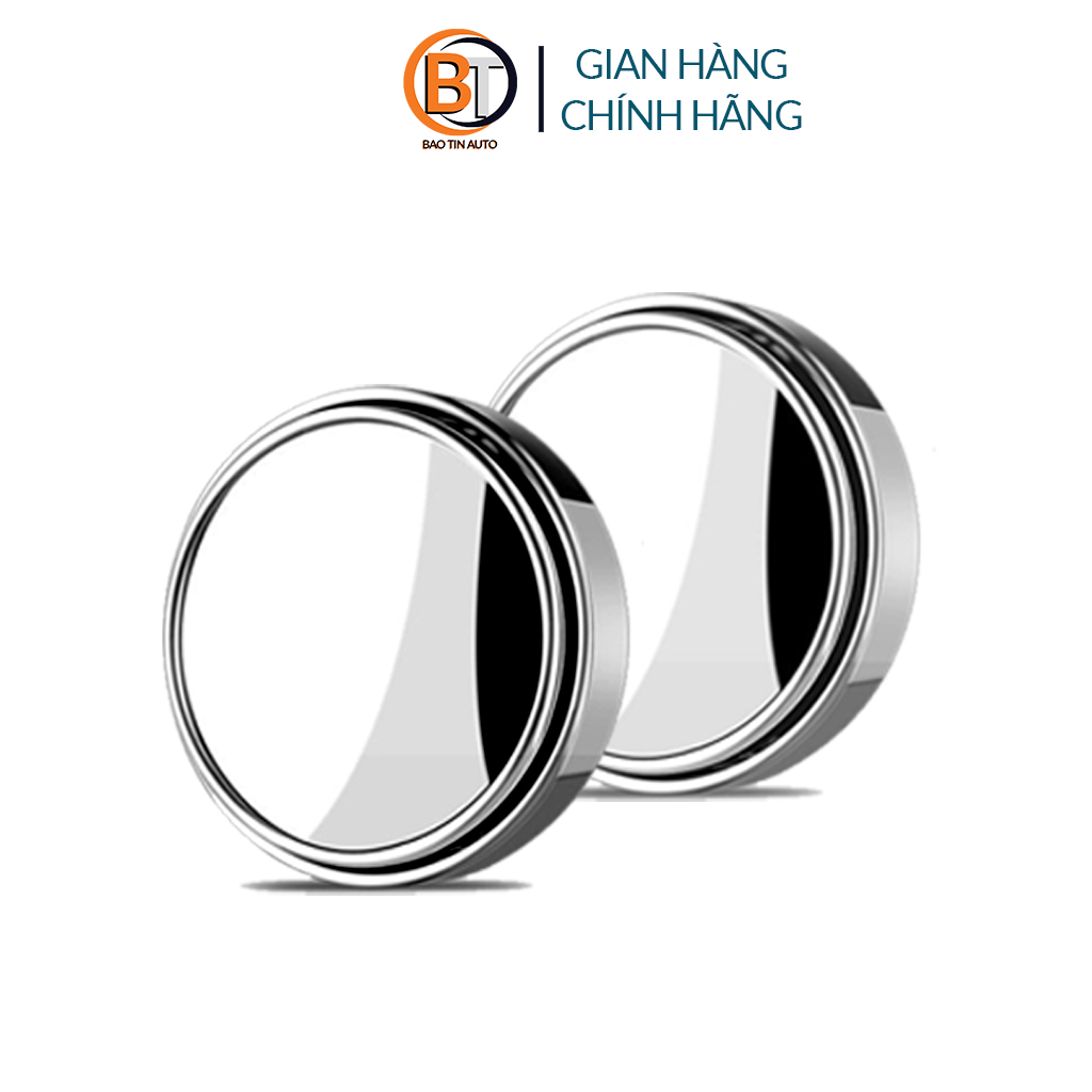 Gương cầu lồi ô tô 360 độ cao cấp, gương kiếng lồi gắn kính chiếu hậu xóa điểm mù oto, xe máy