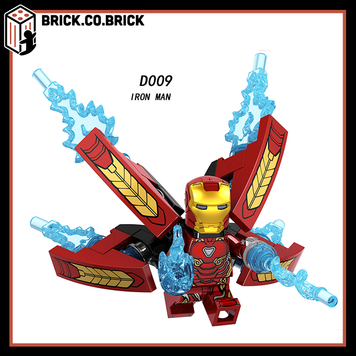 Iron Man Người Sắt Avengers Infinity War Đồ Chơi Lắp Ráp Minifigure Mô Hình D009