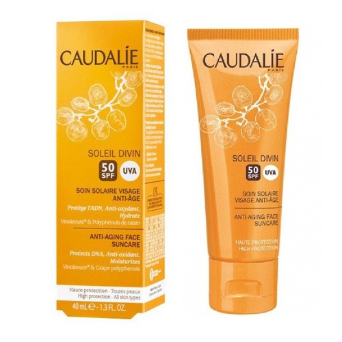 Kem chống nắng chống lão hóa Caudalie Soleil Divin Anti-Age SPF50 type 40ml của Pháp