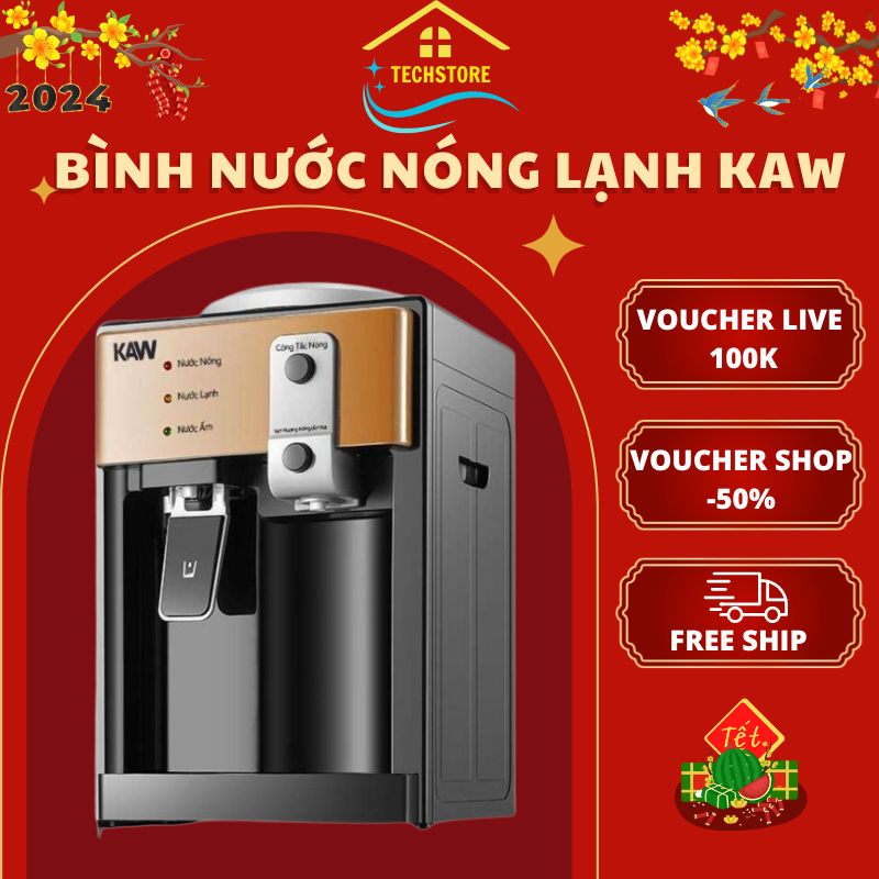[BẢO HÀNH 12 THÁNG] Bình lọc nước nóng lạnh KAW, Máy nước văn phòng, Máy nước để bàn, Cây nước nóng lạnh mini KAW, dễ dàng sử dụng - Bảo hành chính hãng 1 đổi 1