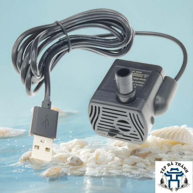 Máy bơm nước mini 5v đầu usb không ồn cho bể cá cảnh, bể thủy sinh