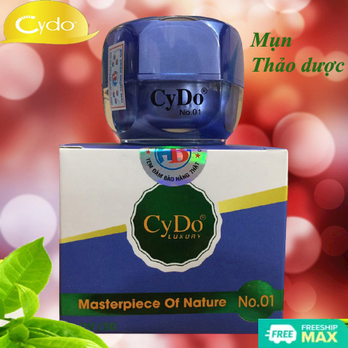 Kem mụn thảo dược Luxury Cydo No1 12g, 18g - Sạch mụn, giãm thâm, liền sẹo - Dưỡng da trắng mịn hoàn hảo