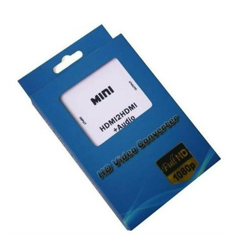 Bộ chuyển đổi hdmi to hdmi + audio 3.5mm l/r mẫu mới nhất