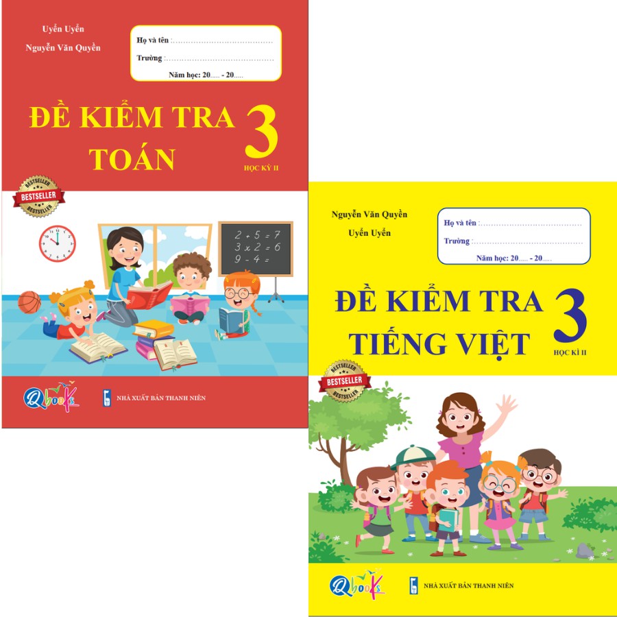 Sách - combo đề kiểm tra toán và tiếng việt 3 - học kì 2
