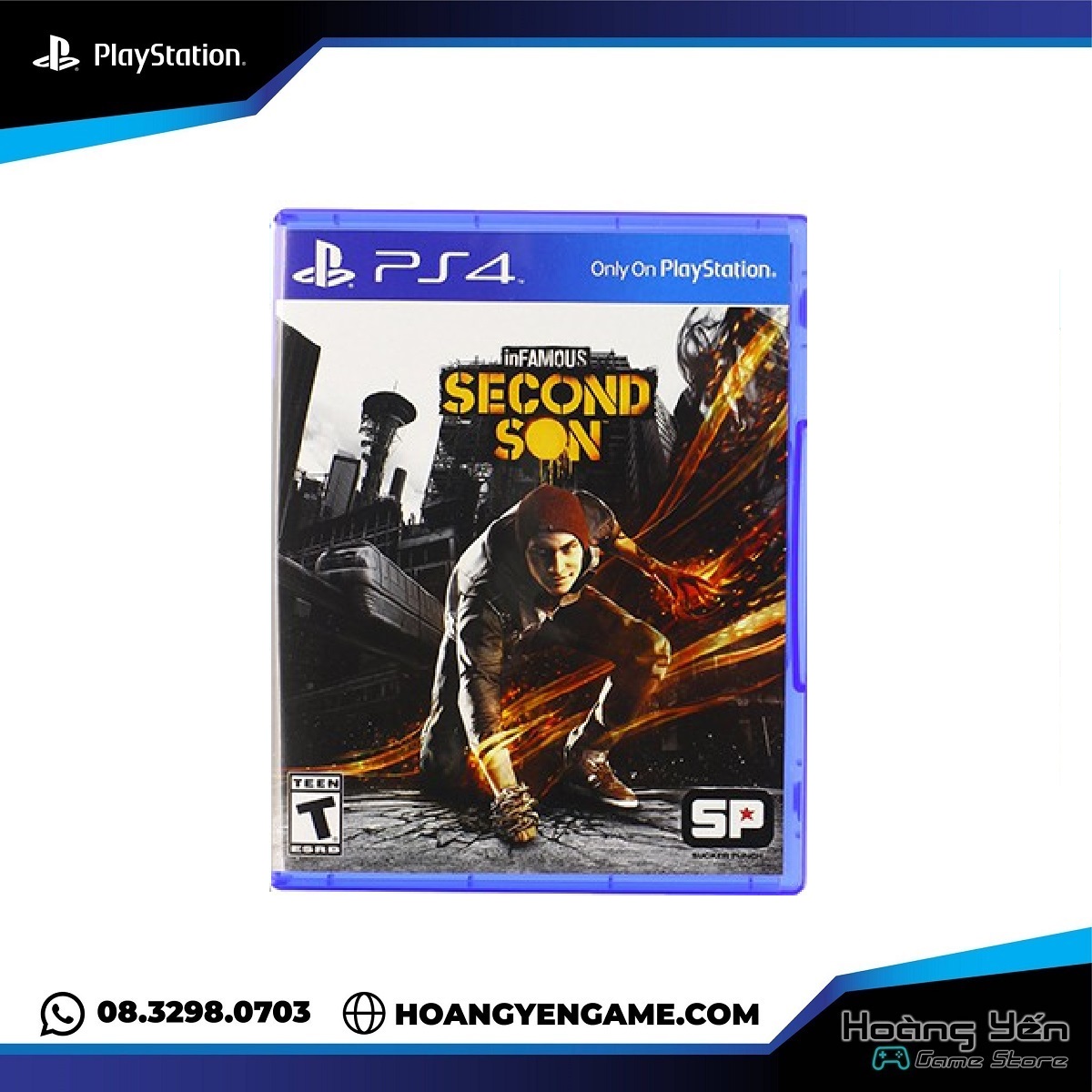 Đĩa game Infamous Second Son Ps4