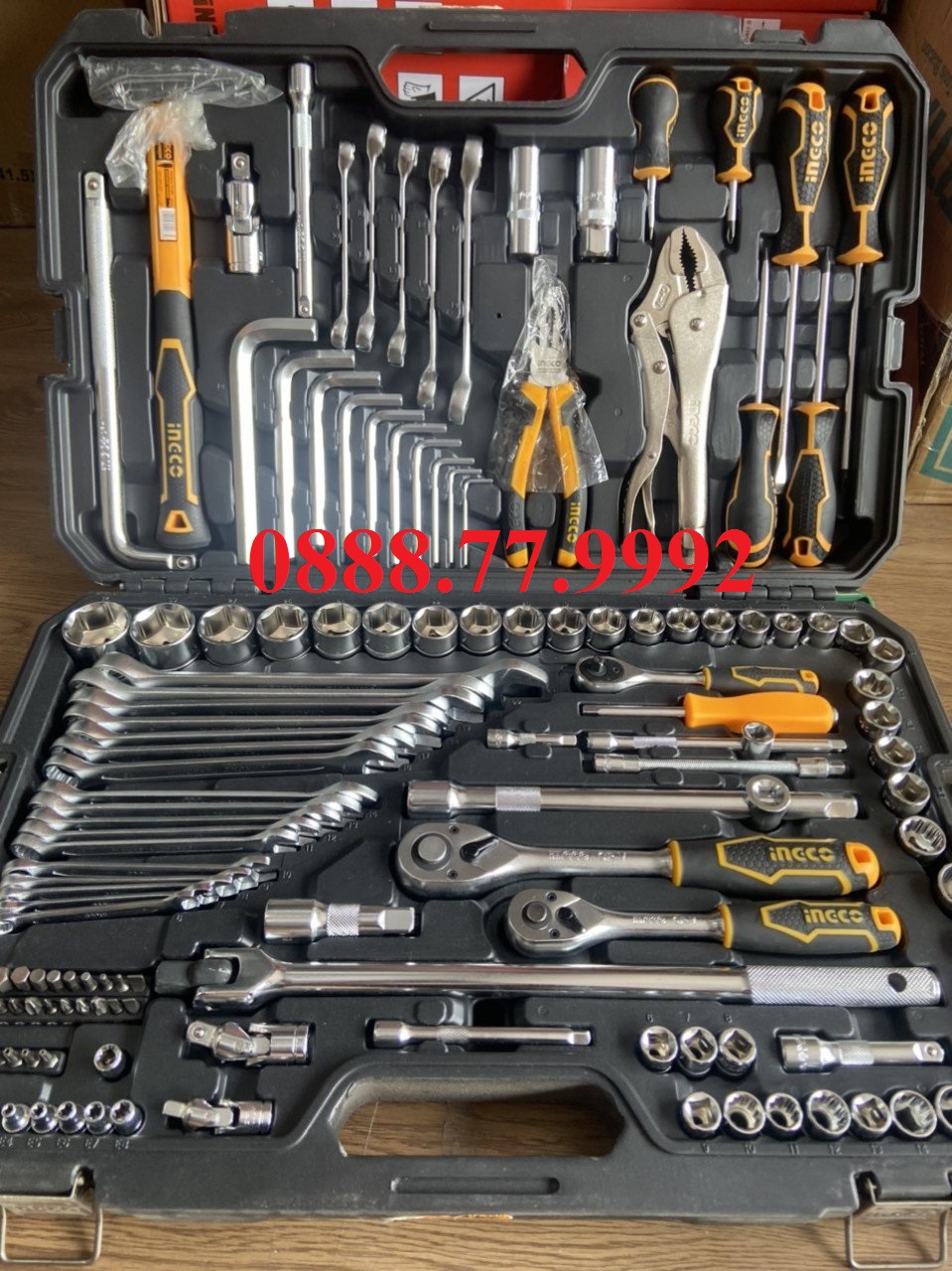 Bộ 142 món công cụ kết hợp ingco hkthp21421