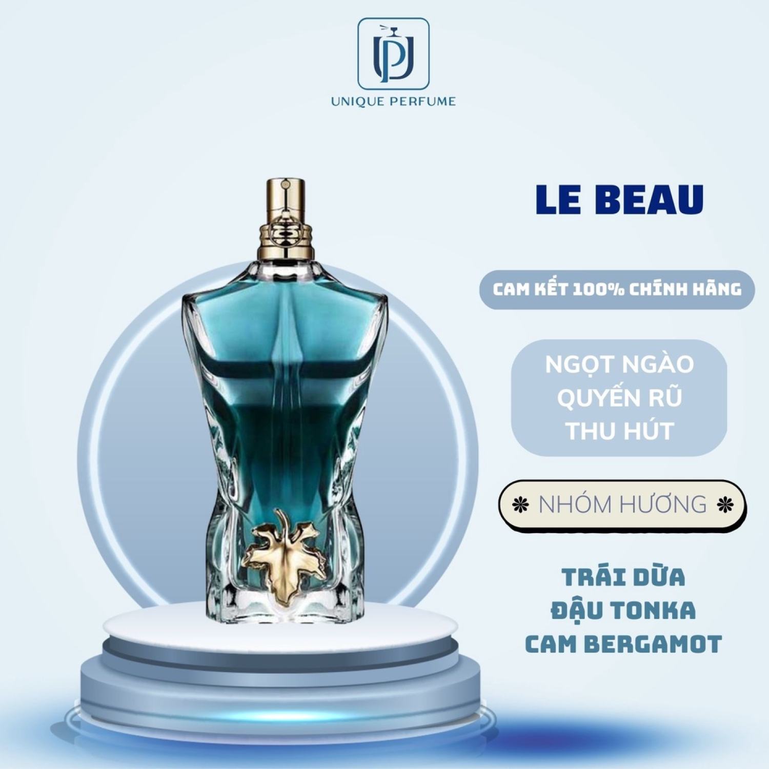 Nước hoa nam 2ML 10ML Jean Paul Gaultier Le Beau ngọt ngào, thu hút, chiết chính hãng