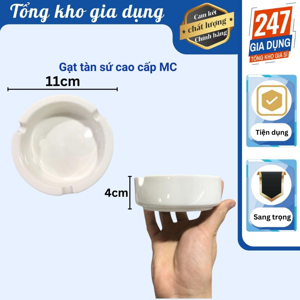 Gạt tàn sứ cao cấp MC