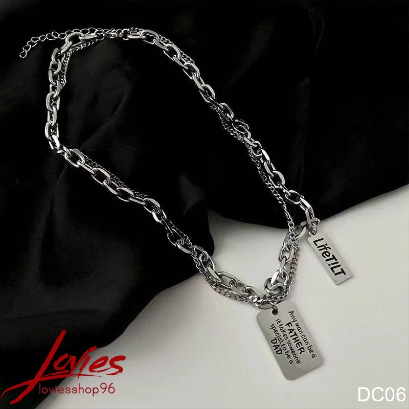 Bộ dây chuyền phong cách cá tính độc lạ life unisex dc06