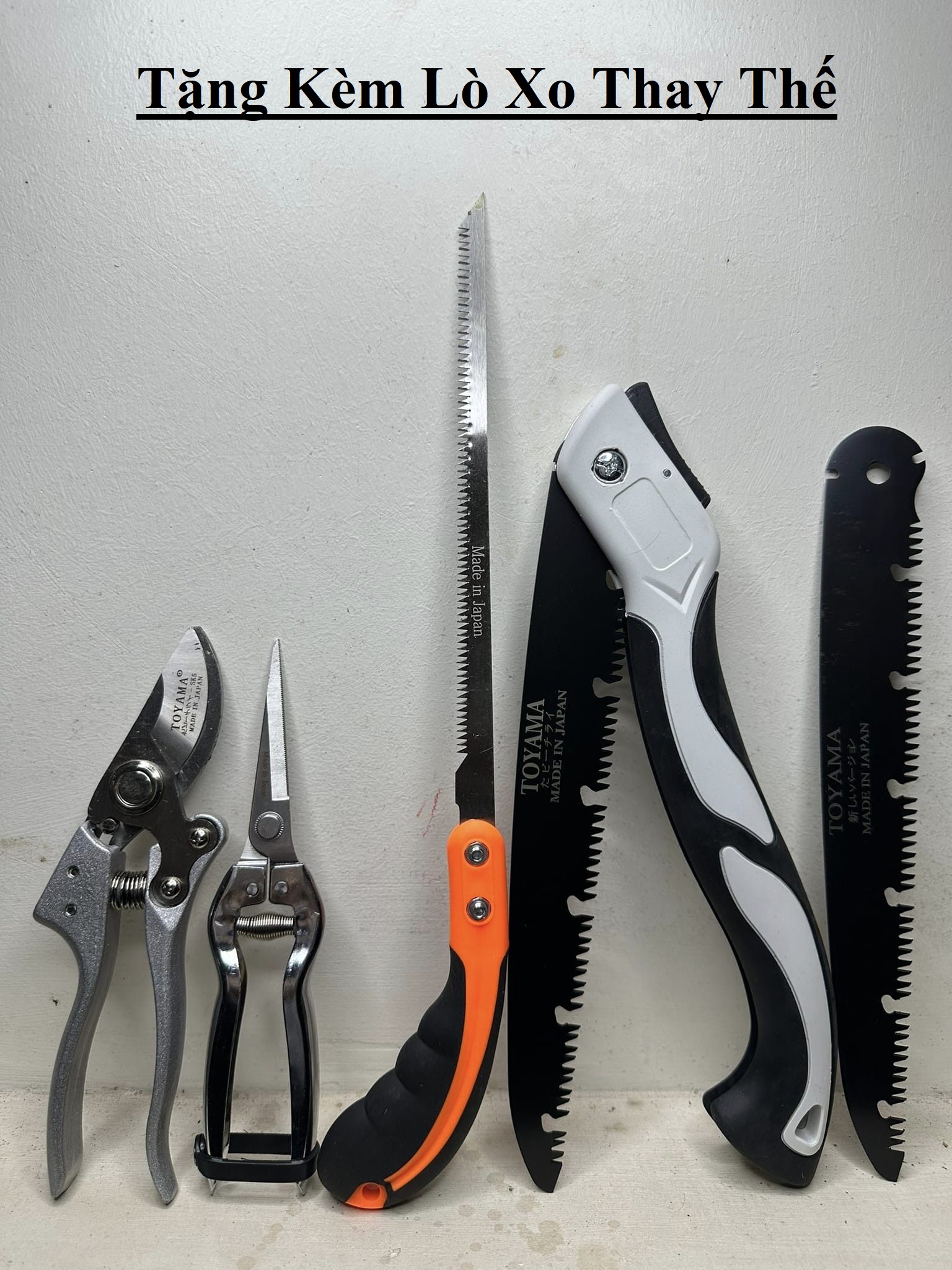 [FREESHIP] Dụng cụ làm vườn, dụng cụ nông nghiệp cây cảnh bonsai: kéo cắt cành sk5 , kéo tỉa trắng, cưa lách new, cưa gập gọn kèm lưỡi phụ - dụng cụ nông nghiệp tùng lâm