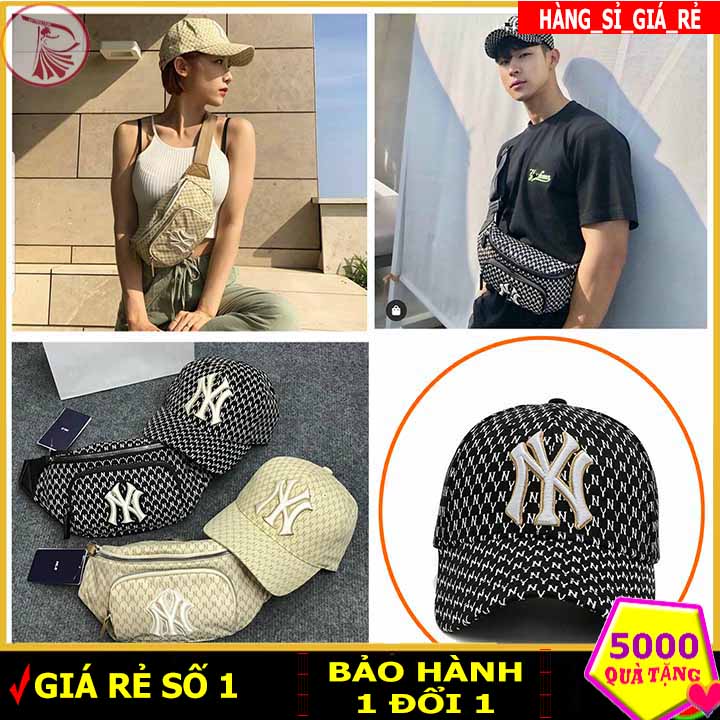 [LOẠI 1-có COMBO VÀ LẺ] Combo túi đeo chéo nón kết NY thời trang SÉT TÚI BAO TỬ MŨ LƯỠI TRAI THÊU Nón Chuột Micky Cute Đang Hót Chất Vải Mềm (Người Lớn)