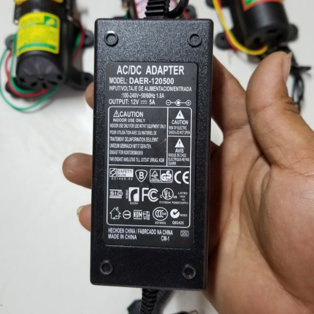 Bộ ĐỔI NGUỒN cho MÁY BƠM áp lực mini từ 220-12V 5A