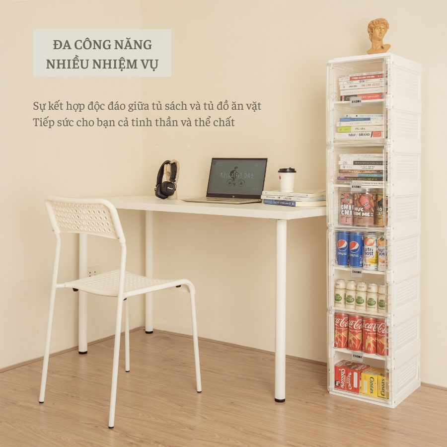 Tủ đựng đồ đa năng enbox gấp gọn thông minh
