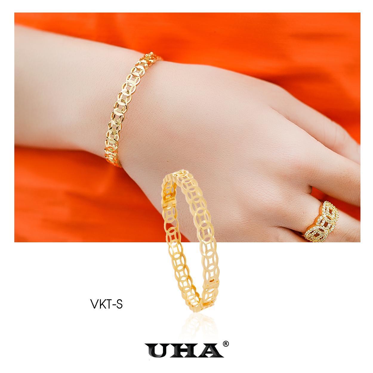 Vòng tay kim tiền 1 vòng - phong cách thời trang cá tính