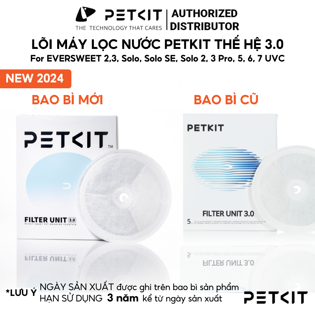 Lõi lọc miếng lọc nước, tấm lõi lọc nước cho máy petkit solo phiên bản mới 3.0