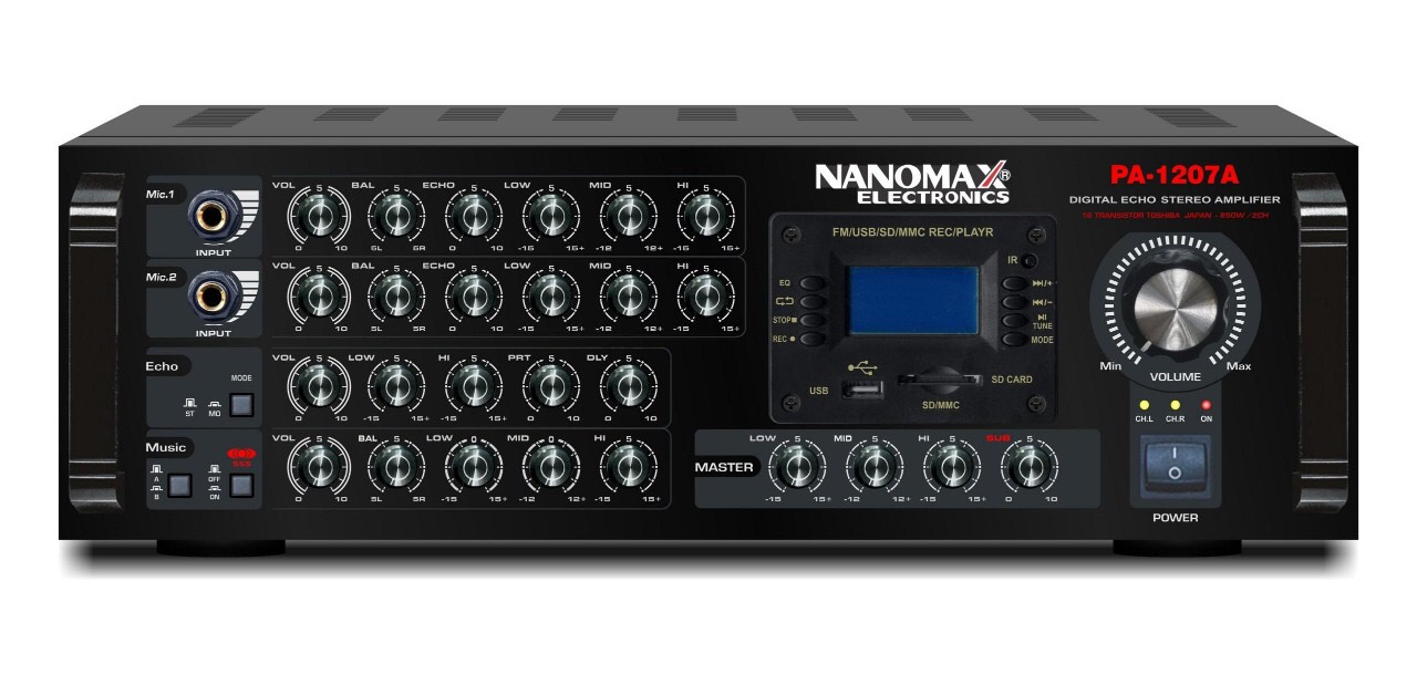 [HCM]Amply karaoke Nanomax PA-1207A