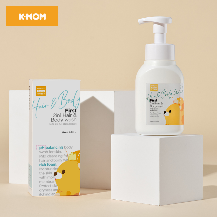 Sữa tắm gội hữu cơ cho bé k-mom