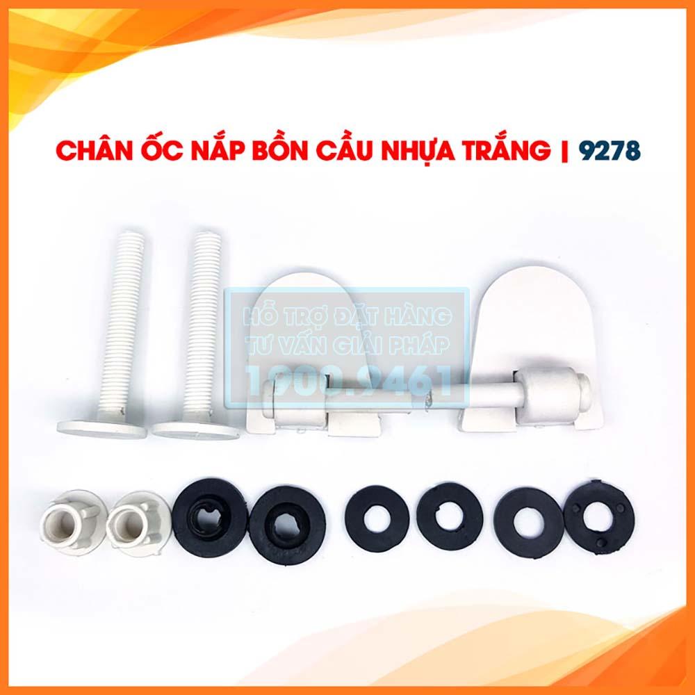 Chân ốc nắp bồn cầu nhựa trắng 9278