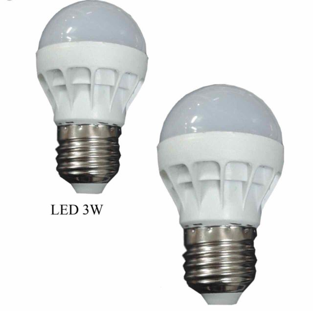 Combo 2 cái bóng led nấm 3W ánh sáng TRẮNG/ bóng led gắn gương soi, phòng ngủ, trang trí