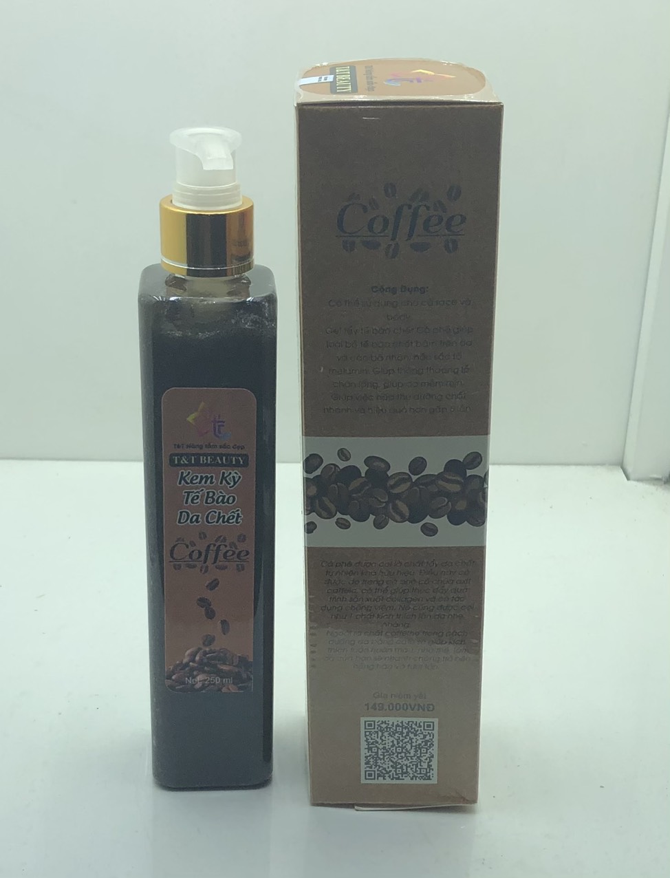 [HCM]GEL TẨY TẾ BÀO CHẾT COFFEE T&T BEAUTY 250G
