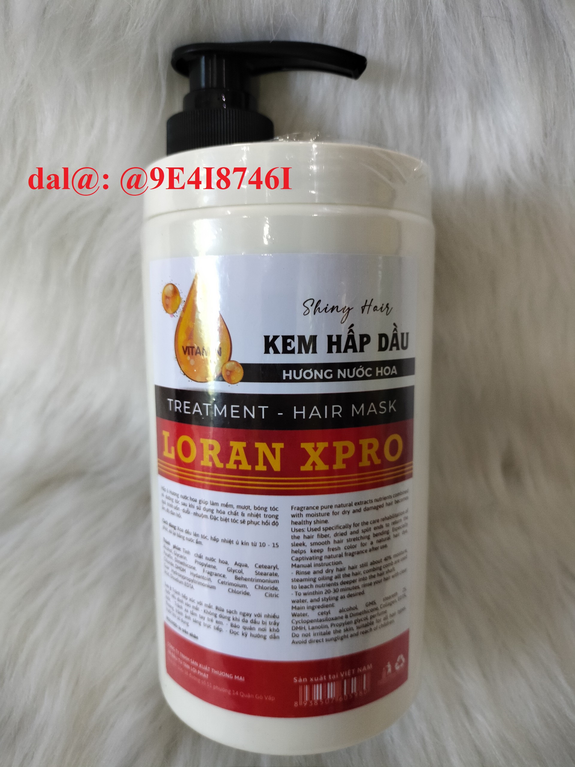 Hấp dầu Loran Xpro 1000ml Hương nước hoa dạng vòi nhấn