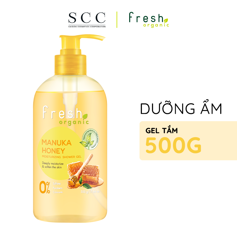 Gel Sữa Tắm Manuka Honey Organic Fresh 500gr.
