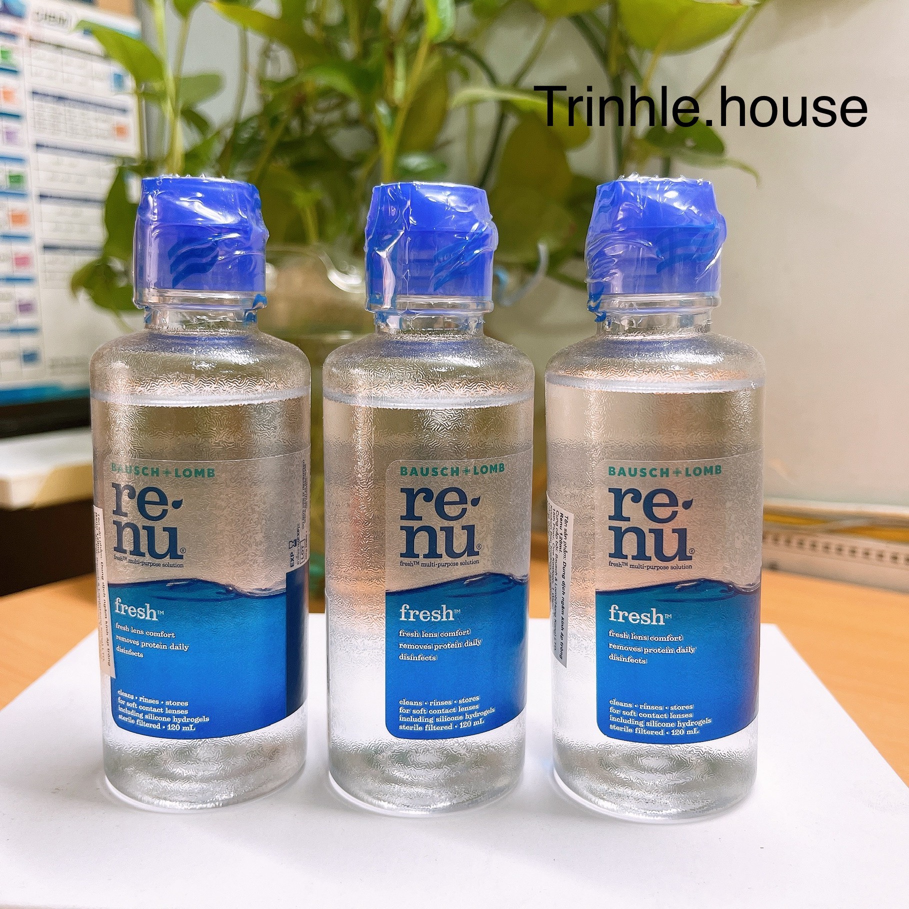 Nước Ngâm lens Renu Bausch & Lomb 120ml, dung dịch ngâm rửa kính áp tròng renu làm sạch và mềm lens 2/2026