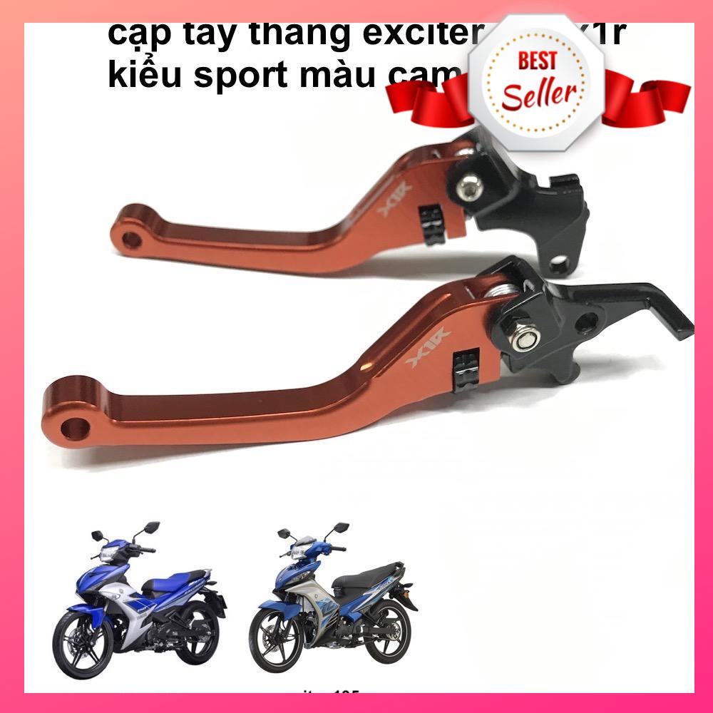 Cặp tay thắng exciter 150 x1r kiểu sport màu cam thanh khang 006001369