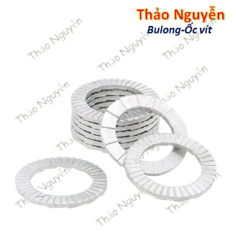 Long đền chống xoay, long đen răng inox 304 cho bulong 3 ly 6 ly 8 ly 10 ly 12 ly