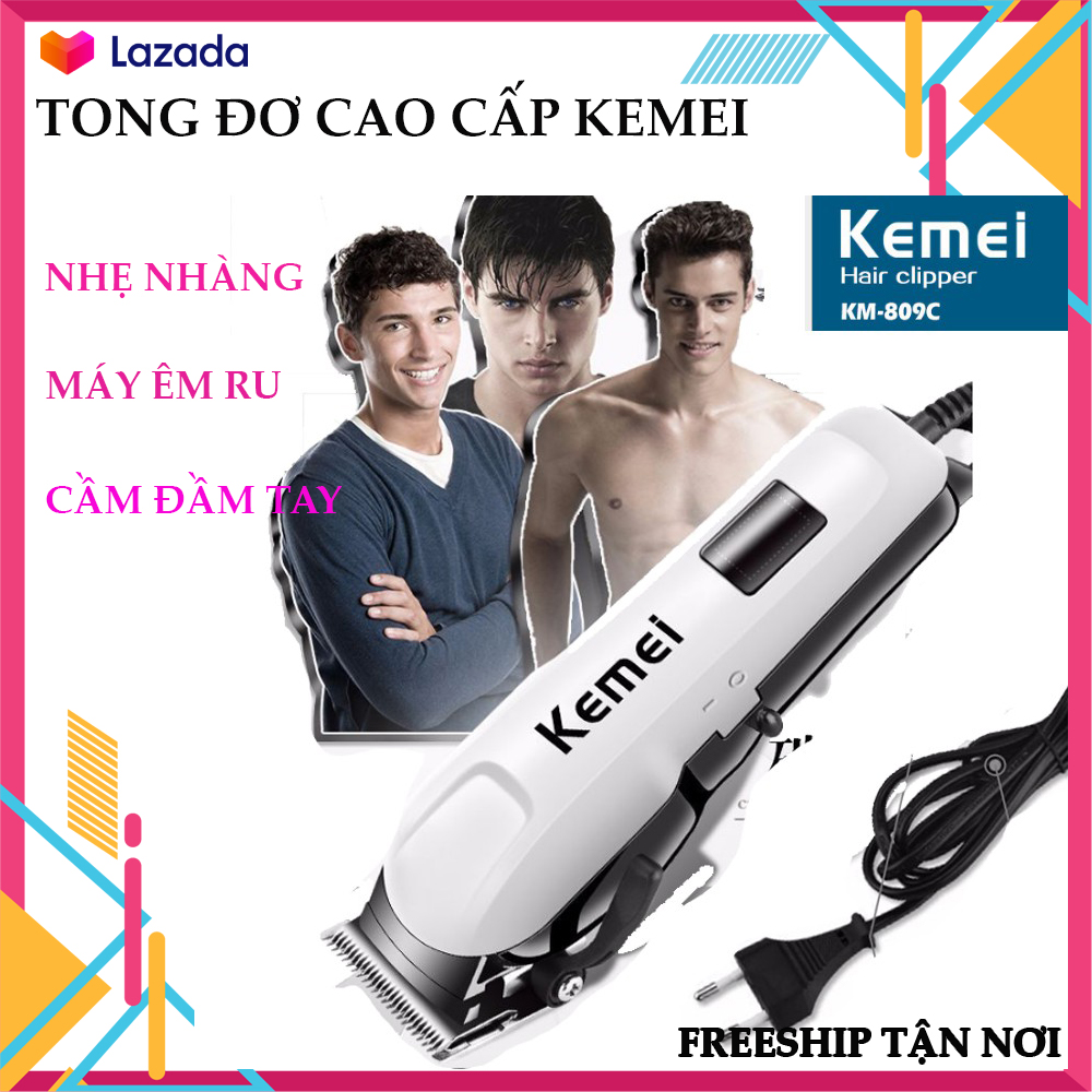 [HÀNG XỊN] Tông Đơ Cắt Tóc Có Dây KEMEI 809C, Tông Đơ Điện Có Dây, Tông Đơ Hớt Tóc Có Dây, Tong Đơ Cắt Tóc Cao Cấp, Độ Ồn Rất Nhỏ, Không Gây Giật Mình, Phù Hợp Với Mọi Loại Tóc, Bảo Hành 1 Đổi 1 Toàn Quốc!