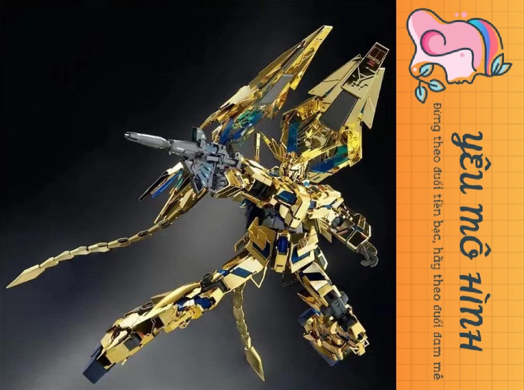 Gundam MG Phenex RX-0 Uncorn 03 Bản sơn kim loại Daban Tặng kèm Decal nước