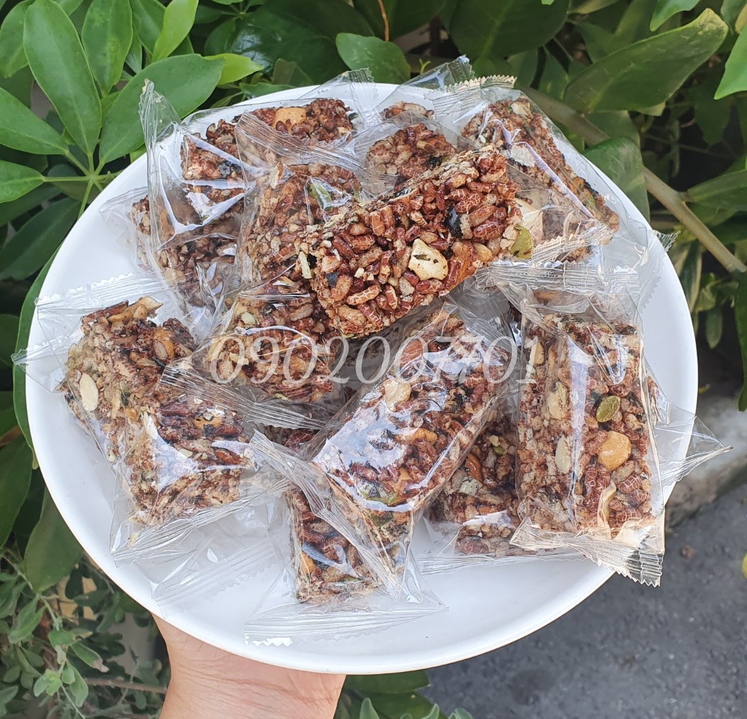 250g Thanh Gạo Lứt Rong Biển mix hạt dinh dưỡng thơm ngon