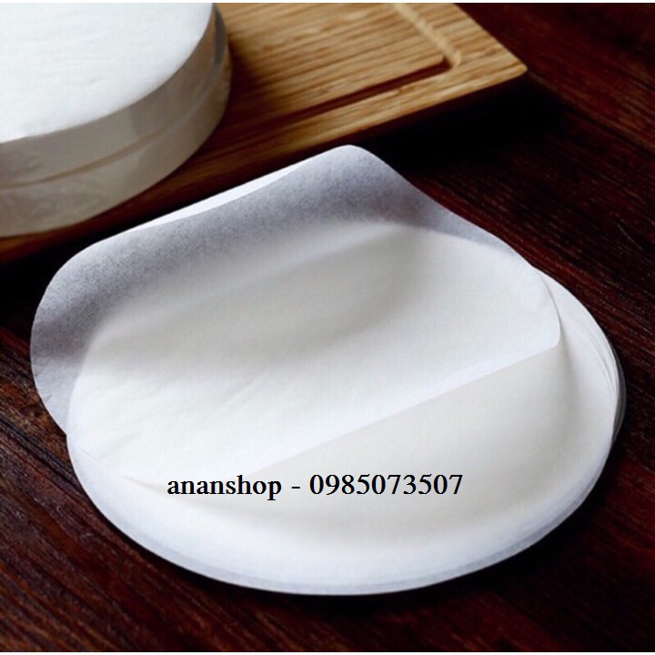 50 Tờ giấy nến tròn cắt sẵn 19cm