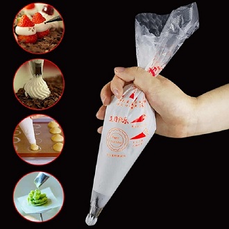 100 túi nilon bắt kem chữ