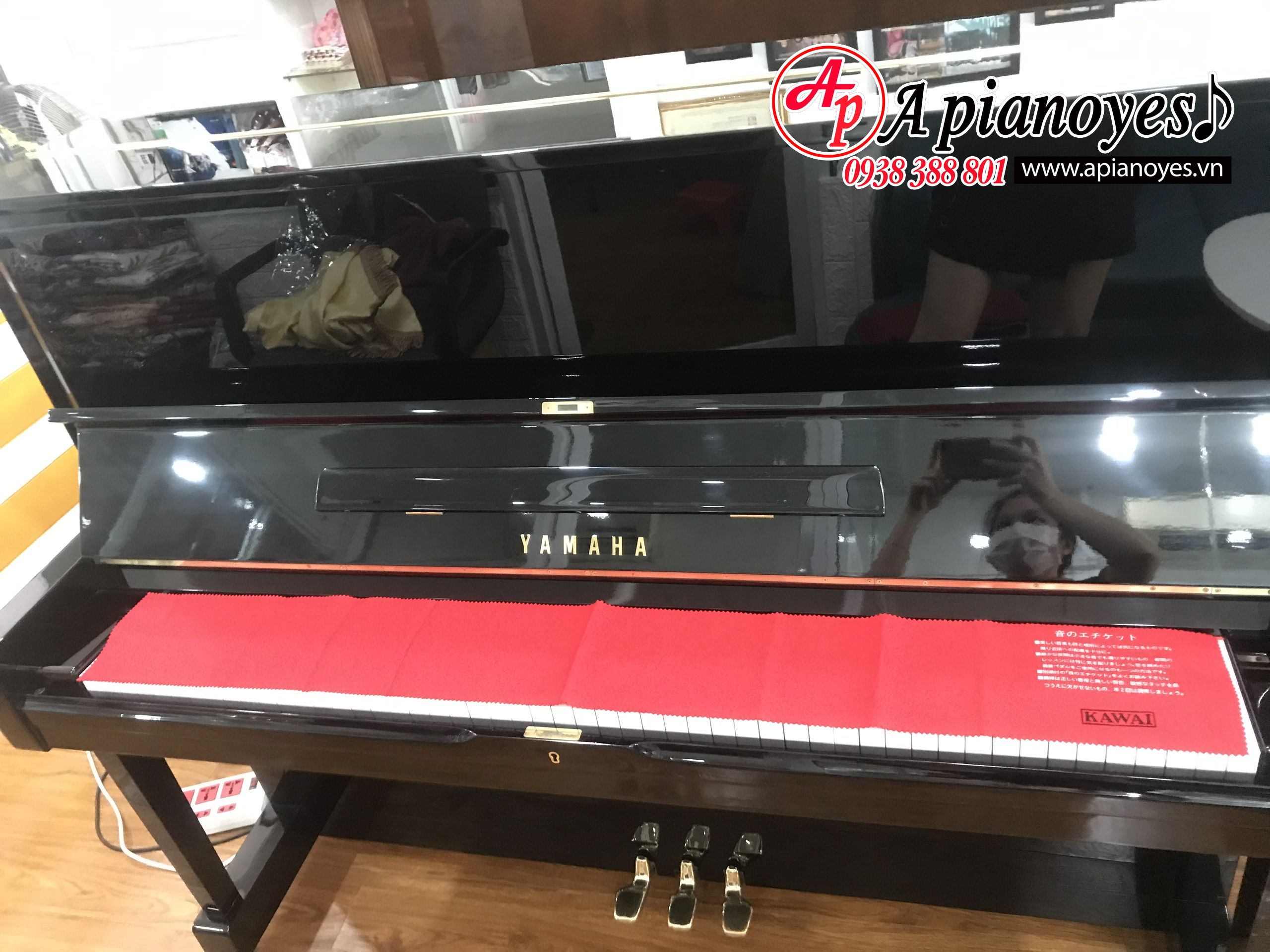 KHĂN PHỦ PHÍM ĐÀN PIANO KAWAI - nhiều màu vải nhung cực kỳ mềm mịn hàng tuyển độc lạ cao cấp nhập Nhật
