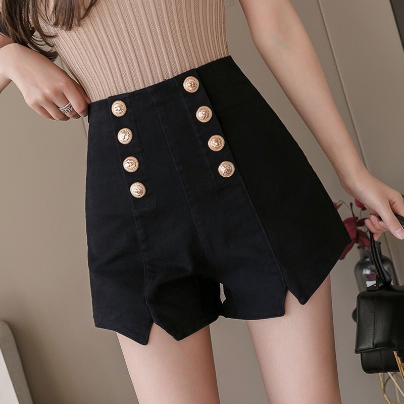 [kèm video]QUẦN SHORT KAKI NỮ LƯNG CAO 8 NÚT FORM CHUẨN MẪU