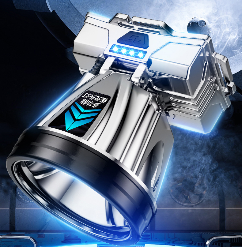 Đèn pin đội đầu soi ếch, đèn đội đầu pin trâu siêu sáng sạc usb tiện lợi