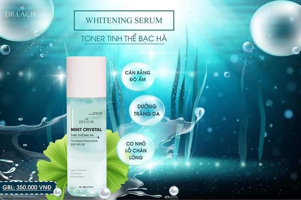 Tinh thể bạc hà ( toner) se khít lỗ chân lông lamer care -dr.Lacir