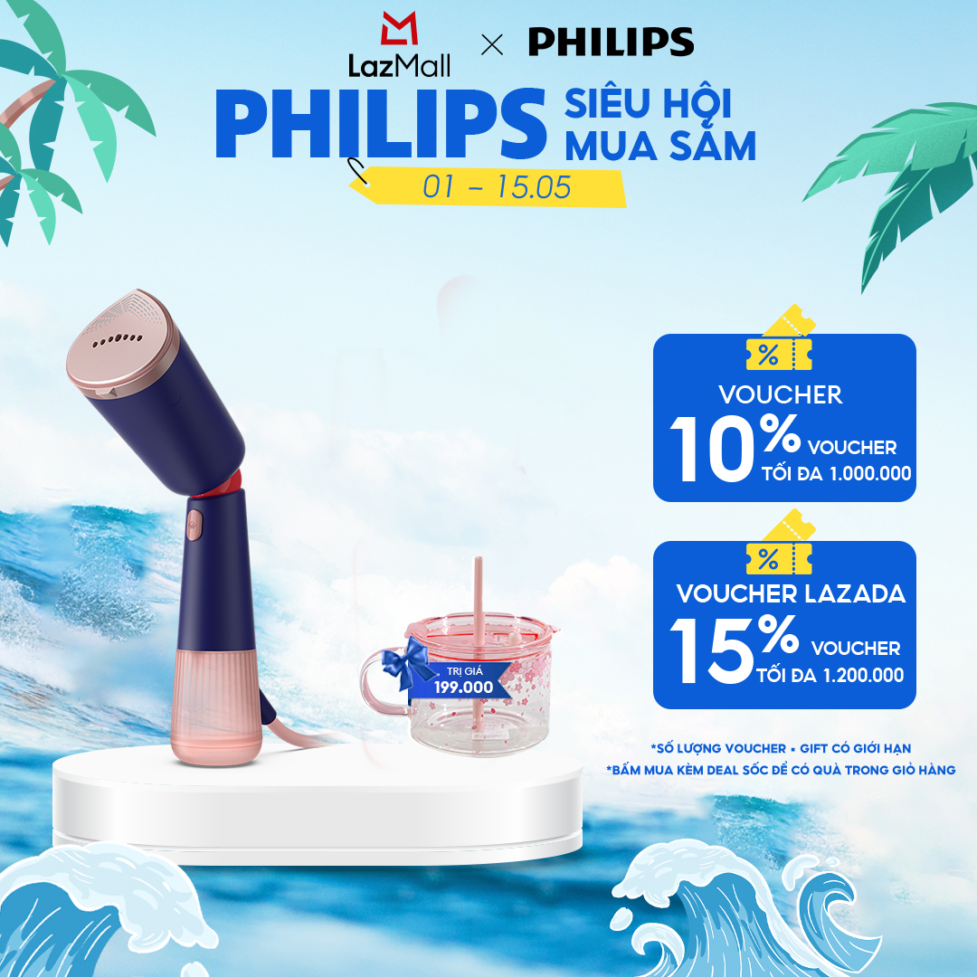Bàn Ủi Hơi Nước Cầm Tay Philips STH5030/20 |1400W - Hàng Chính Hãng