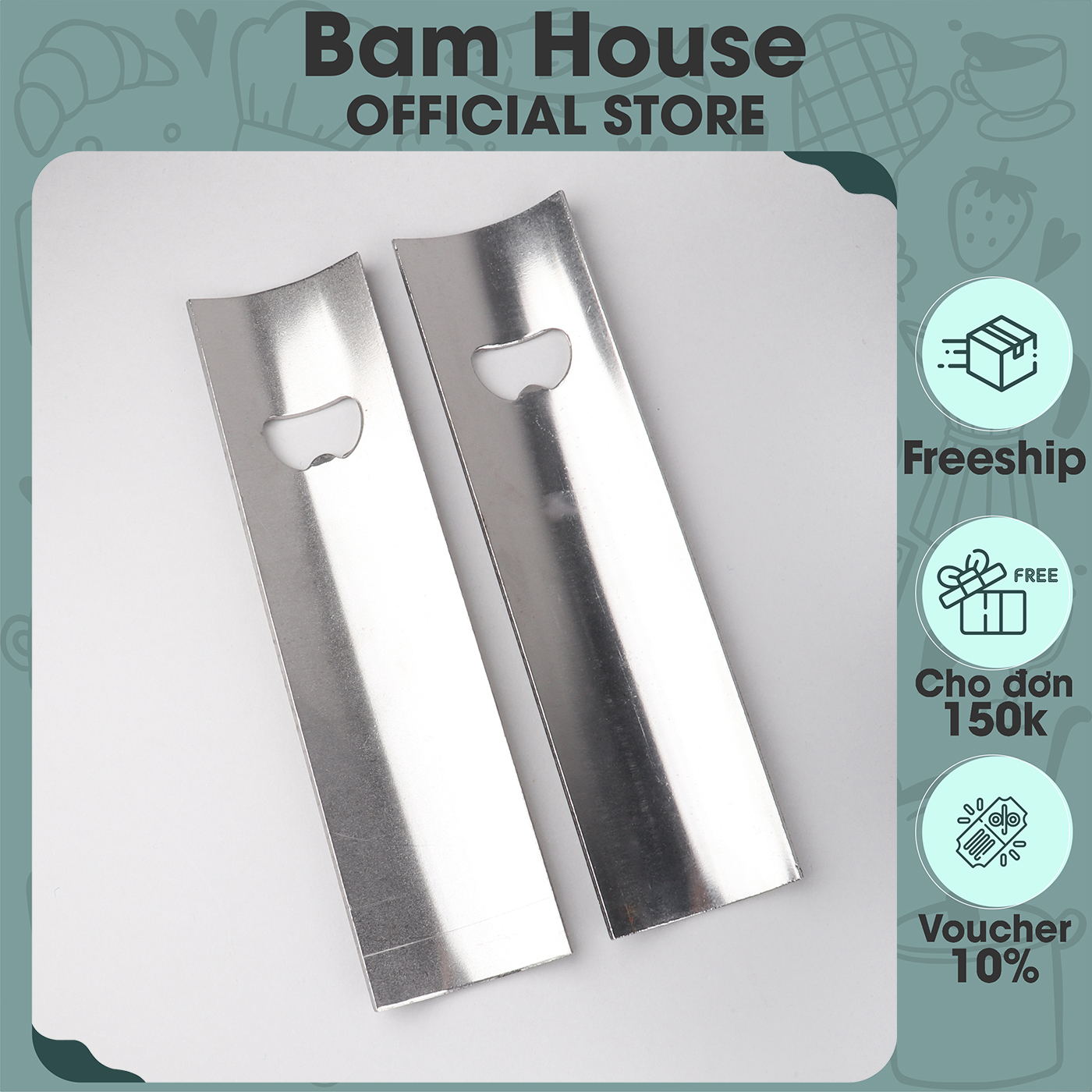 Dụng cụ đập nước đá kèm khui nắp chai inox Bam House cao cấp DD01