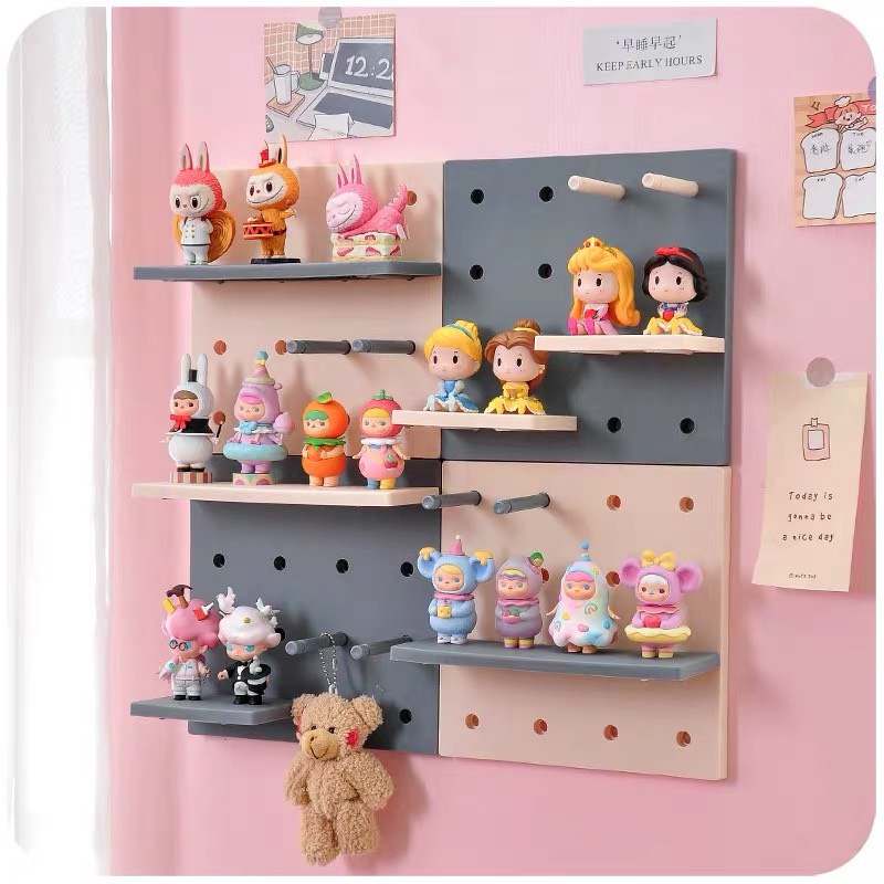 Bảng Pegboard giá treo dụng cụ và trang trí tường bằng nhựa gọn gàng, Decor phòng siêu xinh - Mòn Món Mon House