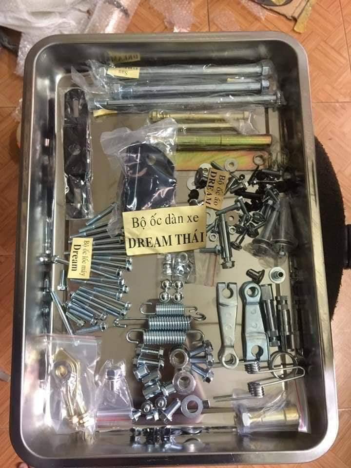 Bộ ốc Dàn Dream Thái Full Bộ Phận Xi Mạ Crom Nhật Bản Hàng Đẹp