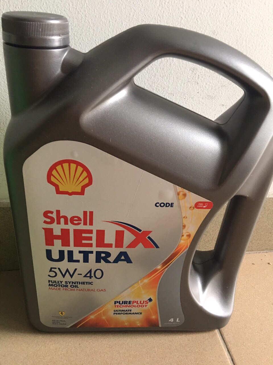Nhớt động cơ shell helix ultra 5w40